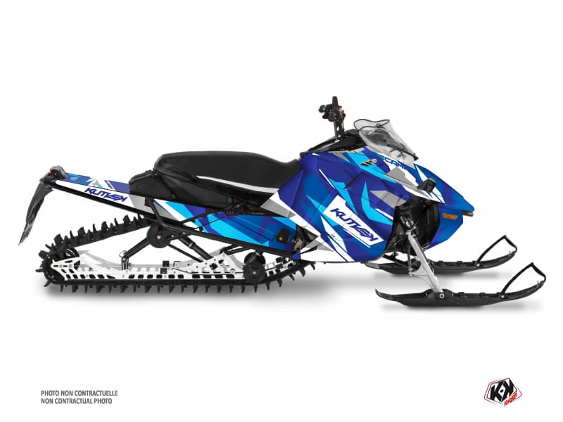 kit déco motoneige yamaha sx venom mountain icecamo bleu