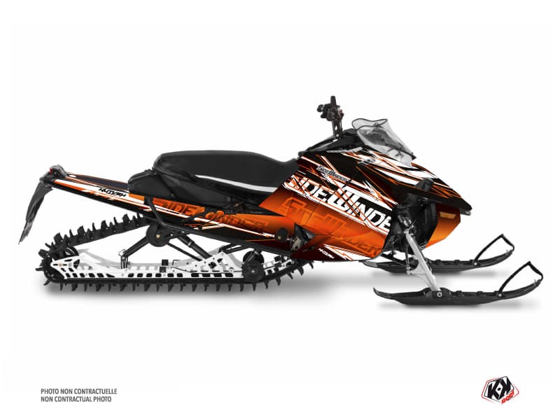 kit déco motoneige yamaha sx venom mountain mission orange