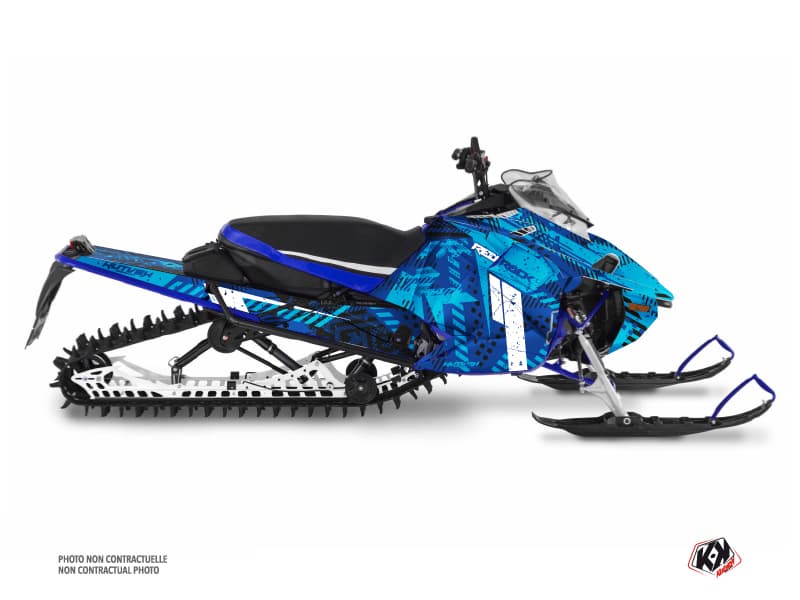kit déco motoneige yamaha sx venom mountain redrock bleu