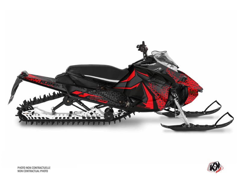 kit déco motoneige yamaha sx venom mountain gage noir-rouge