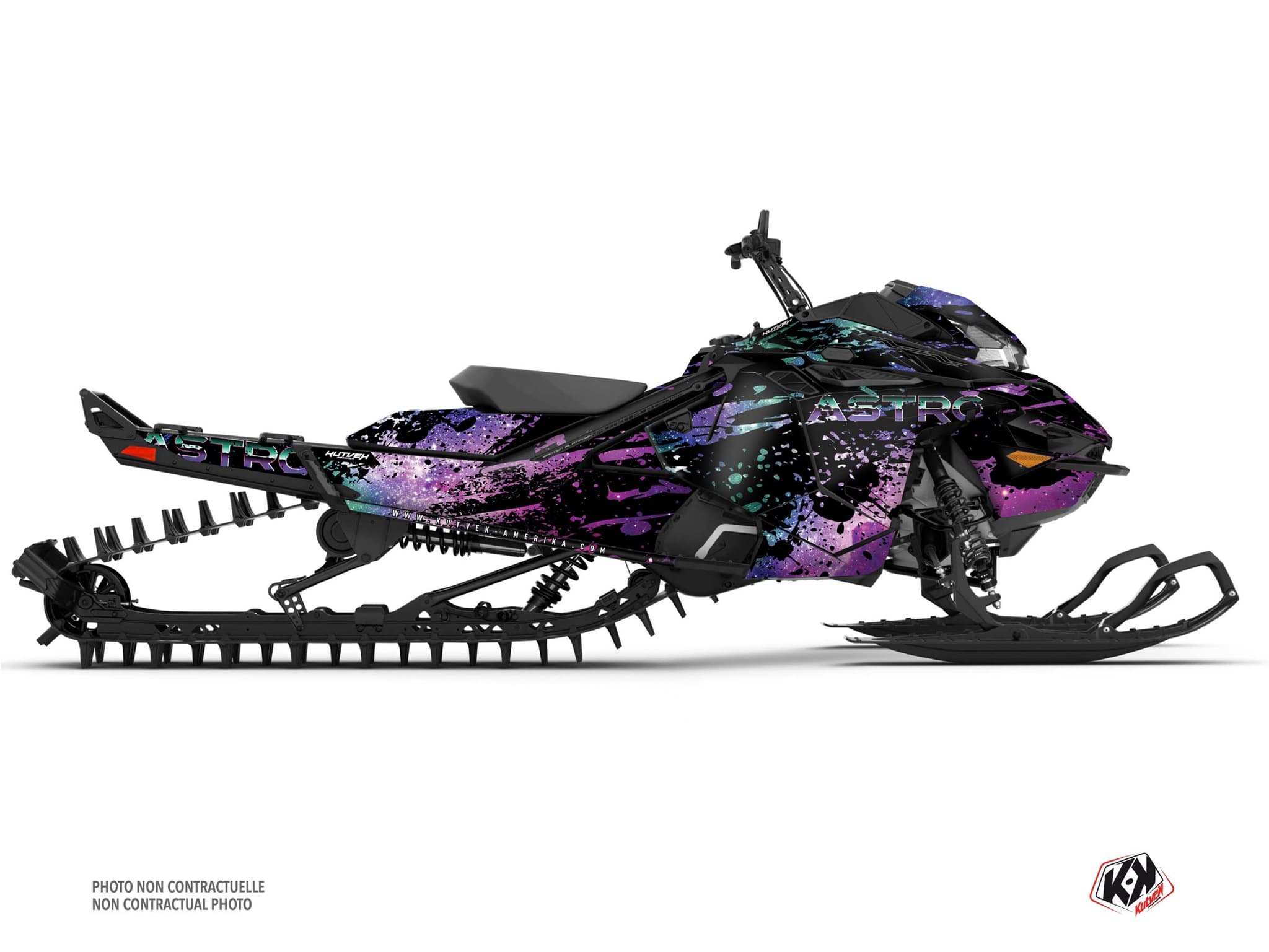 Kit decorativo Mota de neve LYNX SHREDDER DS ASTRO Malva