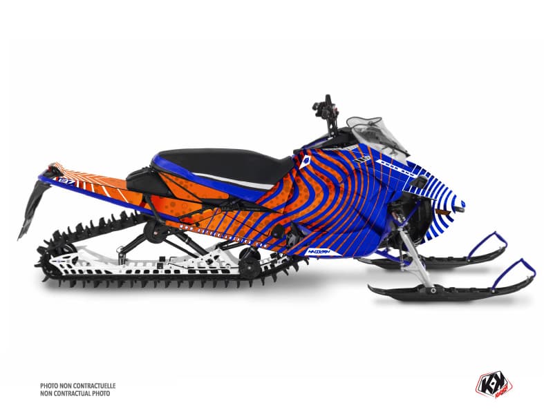 kit déco motoneige yamaha sx venom mountain snw orange