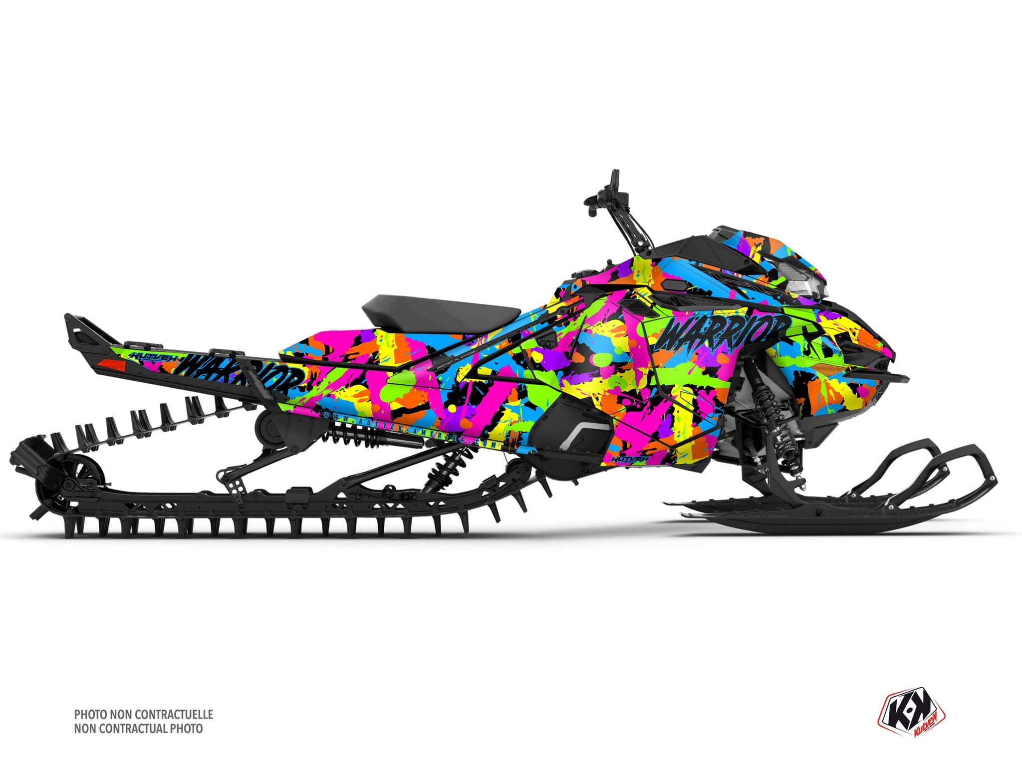 Kit decorativo Mota de neve LYNX SHREDDER DS WARRIOR Cores