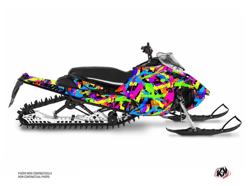 kit déco motoneige yamaha sx venom mountain warrior colors