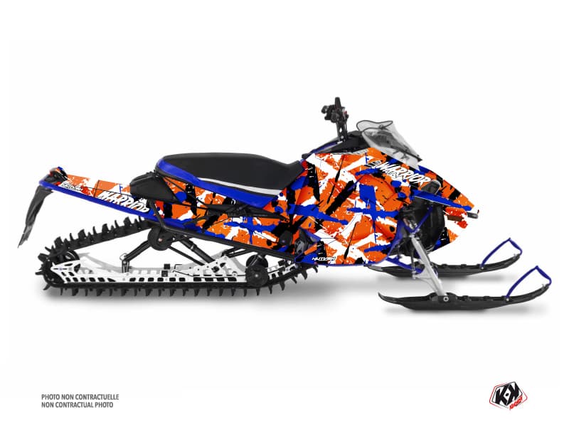 kit déco motoneige yamaha sx venom mountain warrior orange